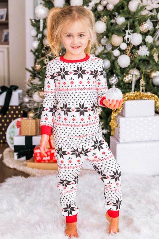 Snowflake Pattern Top and Pants Set  Jessie Knowles