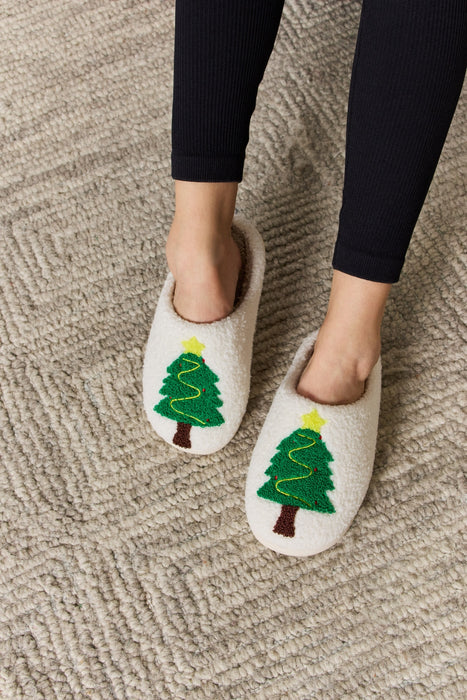 Melody Christmas Tree Cozy Slippers  Jessie Knowles