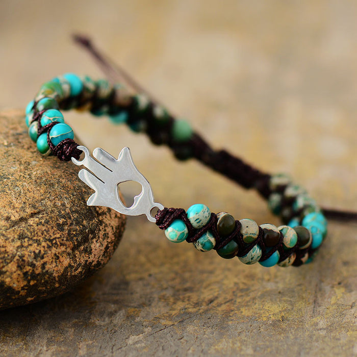 Turquoise Beaded Bracelet ACCESSORIES Jessie Knowles