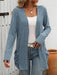 Mandy Open Front Long Sleeve Ribbed Cardigan  Jessie Knowles