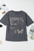 Kindness Butterflies Graphic Mineral Wash Loose Tee TOPS Jessie Knowles