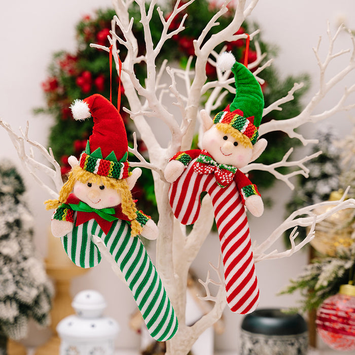 Christmas Candy Cane Hanging Ornament  Jessie Knowles