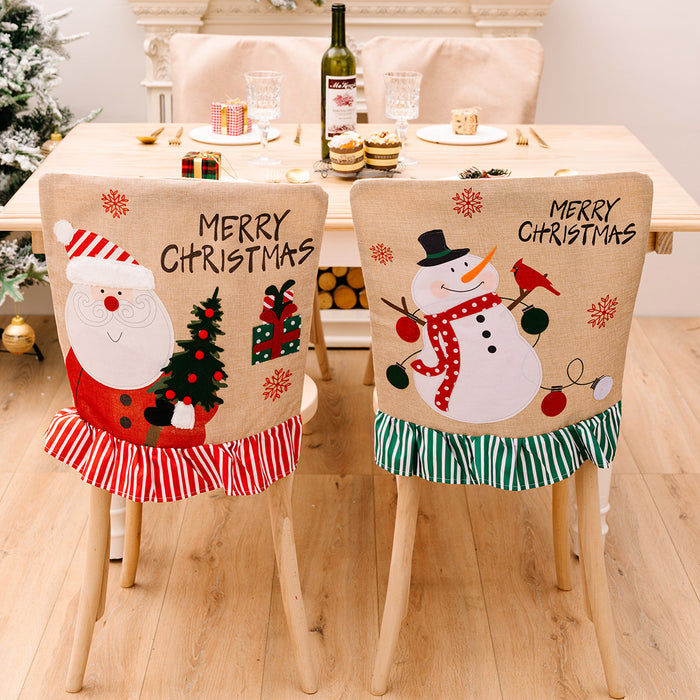 MERRY CHRISTMAS Chair Cover  Jessie Knowles