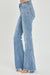 Risen Full Size High Rise Frayed Hem Flare Jeans  Jessie Knowles