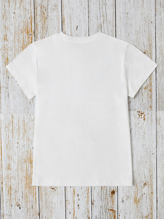Graphic Round Neck Short Sleeve T-Shirt TOPS Jessie Knowles