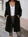 Devine Pocketed Long Sleeve Hooded Teddy Coat  Jessie Knowles