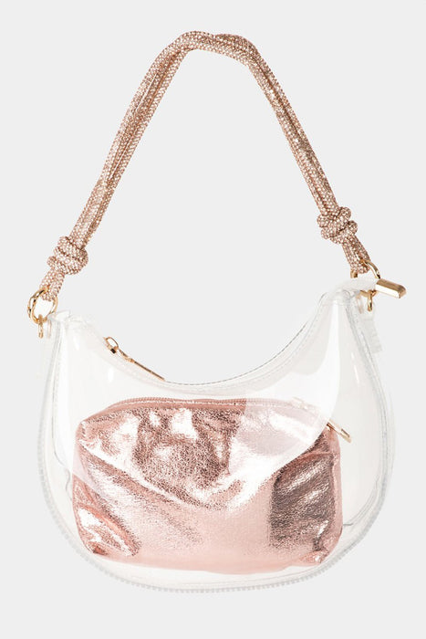 Fame Clear See Through Baguette Bag  Jessie Knowles