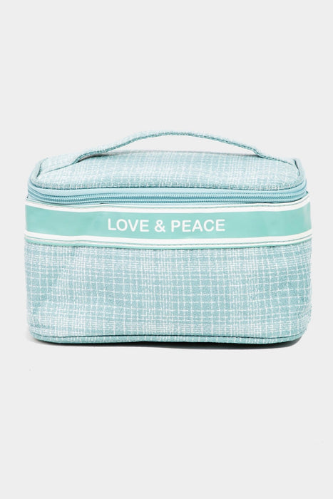 Fame Love & Peace Striped Handle Bag  Jessie Knowles