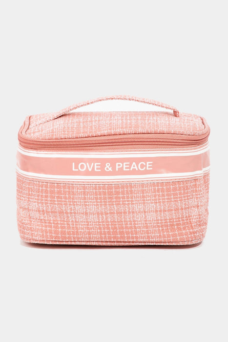 Fame Love & Peace Striped Handle Bag  Jessie Knowles