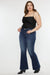 Kancan Full Size Mid Rise Slim Flare Jeans  Jessie Knowles