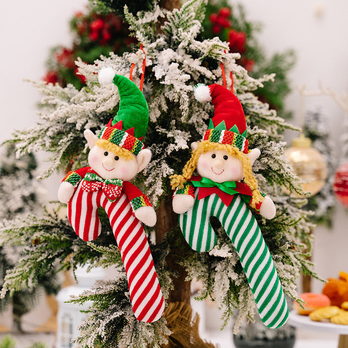 Christmas Candy Cane Hanging Ornament  Jessie Knowles