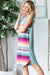 Heimish Striped Sleeveless V Neck Dress  Jessie Knowles