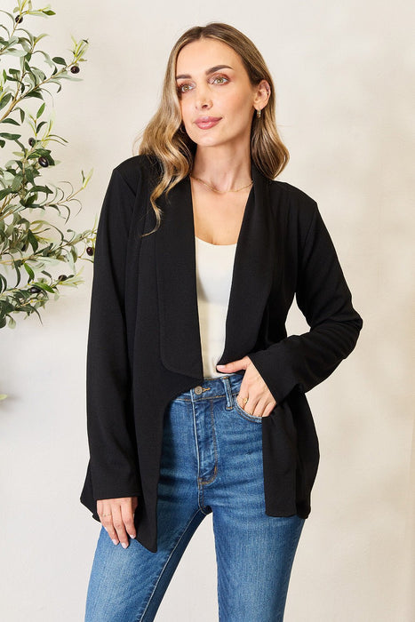 Heimish Open Front Long Sleeve Blazer BLAZER Jessie Knowles