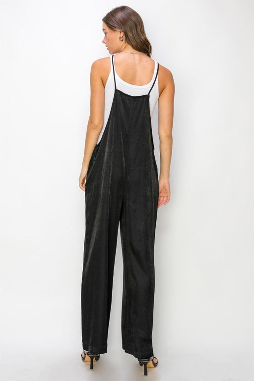 HYFVE Half Button Sleeveless Straight Jumpsuit JUMPSUITS Jessie Knowles