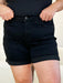 Judy Blue High Waist Tummy Control Cuffed Denim Shorts BOTTOMS Jessie Knowles