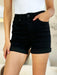 Judy Blue High Waist Tummy Control Cuffed Denim Shorts BOTTOMS Jessie Knowles