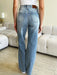 Judy Blue High Waist Wide Leg Jeans BOTTOMS Jessie Knowles