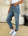 Mid Rise Rigid Magic Release Hem Jeans - Judy Blue JEANS Jessie Knowles