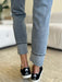 Judy Blue High Waist Cuff Hem Skinny Jeans BOTTOMS Jessie Knowles