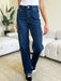 Judy Blue High Waist Straight Cargo Jeans BOTTOMS Jessie Knowles