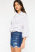 Kancan High Rise Frayed Hem Denim Shorts  Jessie Knowles