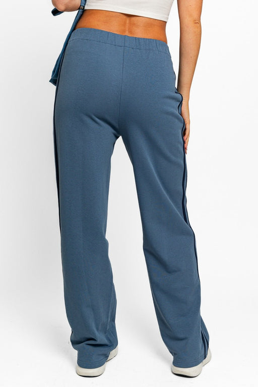 Le Lis High Waisted Side Stripes Straight Track Sweatpants  Jessie Knowles