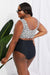 Marina West Swim Sanibel Crop Swim Top and Ruched Bottoms Set in Black  Jessie Knowles