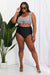 Marina West Swim Sanibel Crop Swim Top and Ruched Bottoms Set in Black  Jessie Knowles