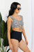 Marina West Swim Sanibel Crop Swim Top and Ruched Bottoms Set in Black  Jessie Knowles