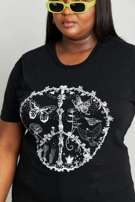 mineB Butterfly Graphic Tee Shirt  Jessie Knowles