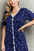 MOON NITE Quilted Quivers Button Down Sleepwear Dress  Jessie Knowles