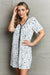 MOON NITE Quilted Quivers Button Down Sleepwear Dress  Jessie Knowles