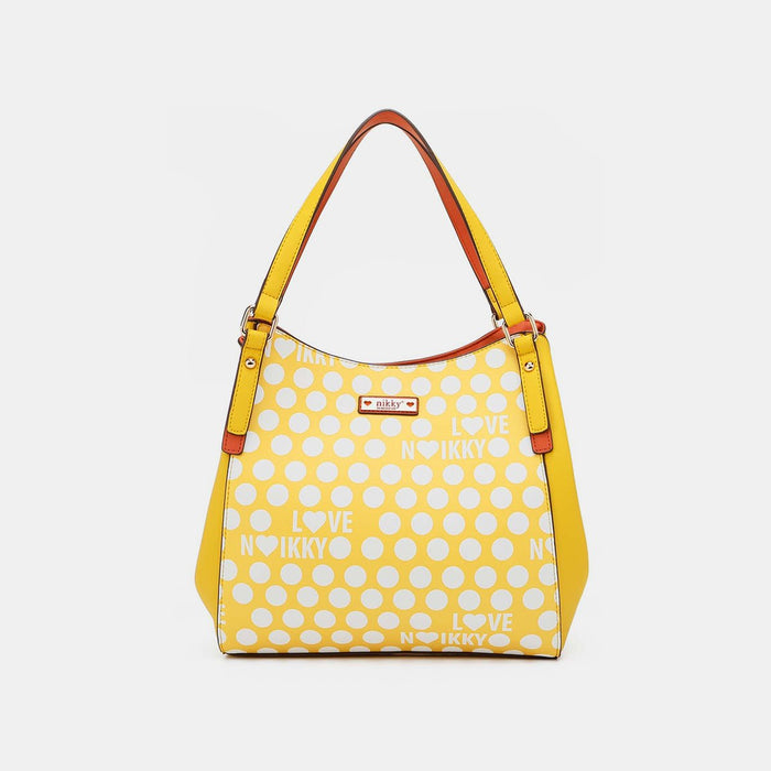 Nicole Lee USA Contrast Polka Dot Handbag  Jessie Knowles