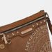 Nicole Lee USA Metallic Stitching Embroidery Inlaid Rhinestone Crossbody Bag  Jessie Knowles