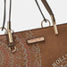 Nicole Lee USA Metallic Stitching Embroidery Inlaid Rhinestone Tote Bag  Jessie Knowles