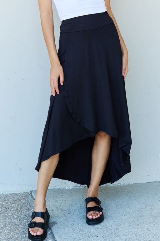 Ninexis First Choice High Waisted Flare Maxi Skirt in Black  Jessie Knowles