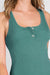 Ninexis Front Button Ribbed Round Neck Tank  Jessie Knowles