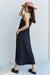 Ninexis Good Energy Cami Side Slit Maxi Dress in Black DRESSES Jessie Knowles