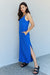 Ninexis Good Energy Cami Side Slit Maxi Dress in Royal Blue DRESSES Jessie Knowles