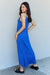 Ninexis Good Energy Cami Side Slit Maxi Dress in Royal Blue DRESSES Jessie Knowles