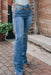 Pearl Trim High Waist Bootcut Jeans JEANS Jessie Knowles