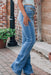 Pearl Trim High Waist Bootcut Jeans JEANS Jessie Knowles