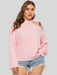 Plus Size Cold-Shoulder Round Neck Blouse  Jessie Knowles