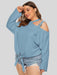 Plus Size Cold-Shoulder Tied Top  Jessie Knowles