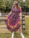 Plus Size Printed V-Neck Flutter Sleeve Midi Dress  Jessie Knowles