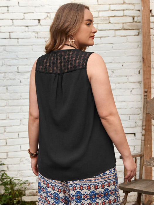 Plus Size V-Neck Tank  Jessie Knowles