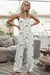 Printed Spaghetti Strap Jumpsuit  Jessie Knowles