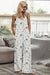 Printed Spaghetti Strap Jumpsuit  Jessie Knowles