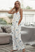 Printed Spaghetti Strap Jumpsuit  Jessie Knowles