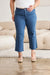 RFM Crop Chloe Tummy Control High Waist Raw Hem Jeans BOTTOMS Jessie Knowles